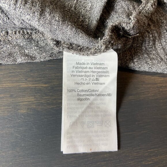 Madewell Whisper Cotton V-Neck Pocket Tee – Heather Gray - Size XS - Picture 3 of 5